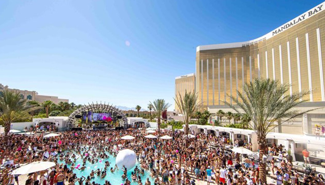 Photos of Las Vegas Pool Parties at Various Hotels As the City Reopens