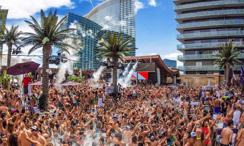 Vegas Pool Party Crawl by Party Bus w/ EZ Entry & Free Drinks 2024
